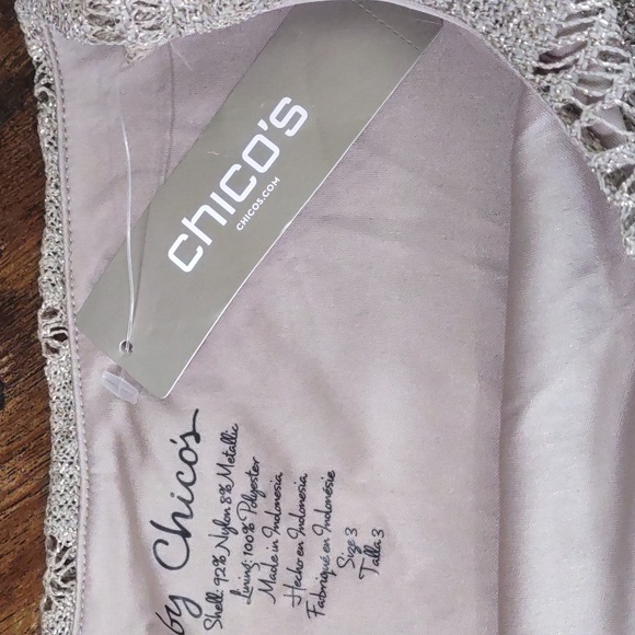 Chico's Scalloped Fringe Top - Picture 8 of 12